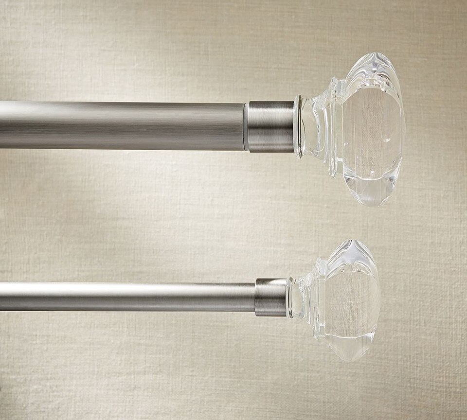 Pewter Curtain Hardware Collection Pottery Barn Australia